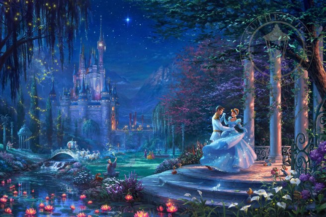 cinderella - thomas kinkade